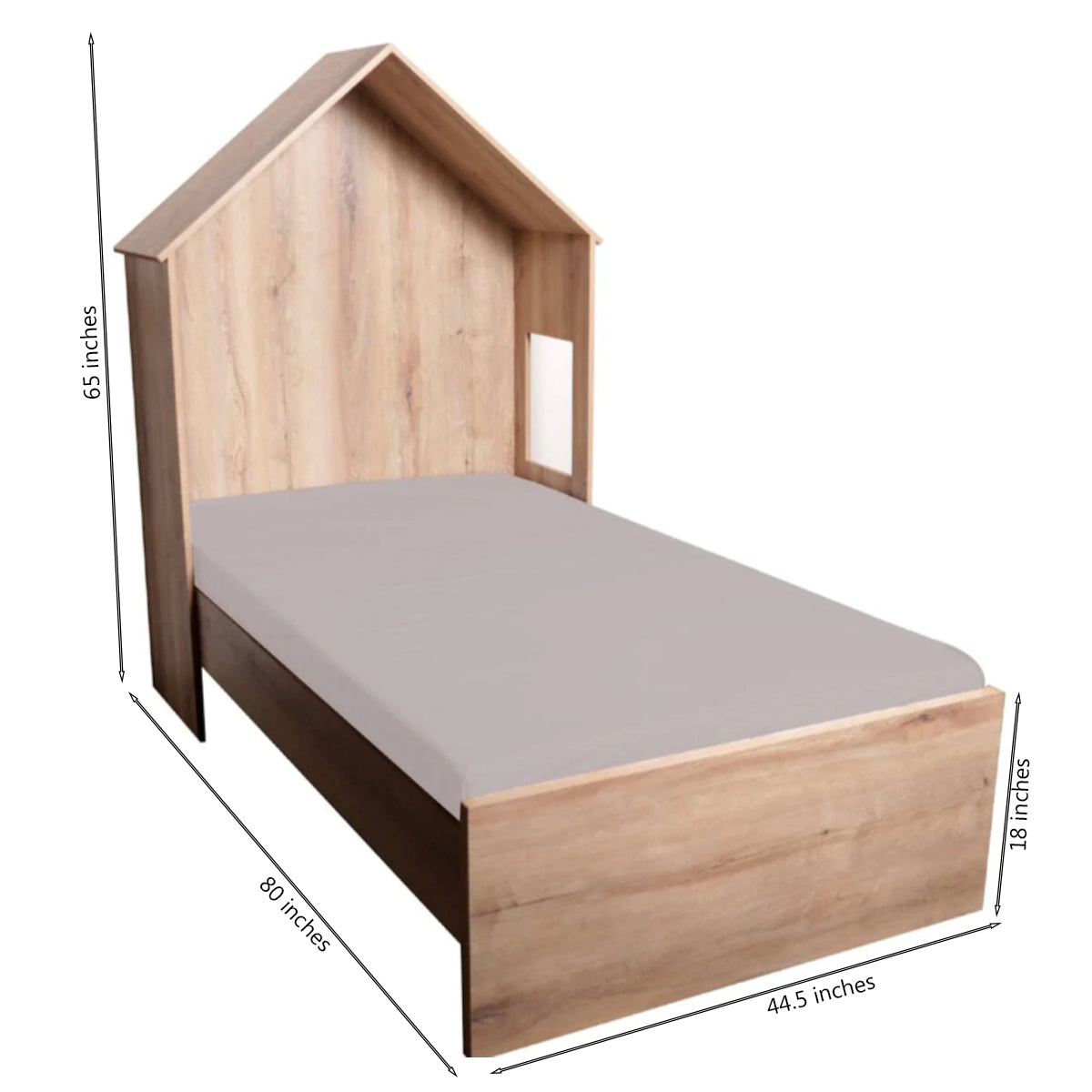 Tree house Single Bed Natural