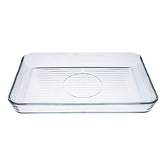 Borcam Grill Rectangle Tray Glass 59554