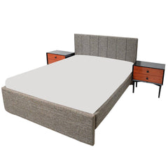 Edify Queen Bed with 2 Side table - HBT OV
