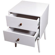 Ethereal Queen Bed with side table