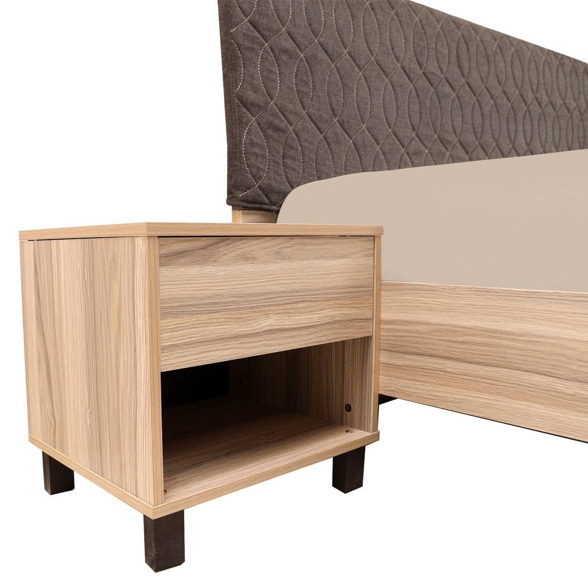 Cambridge Bed with Two Side Tables