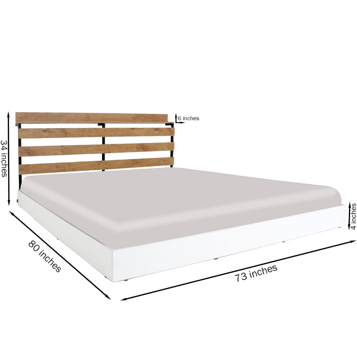 Mack King Sized Bed – Habitt