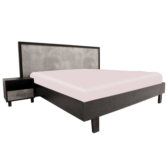 Oxford Bed with two Side Tables 1200