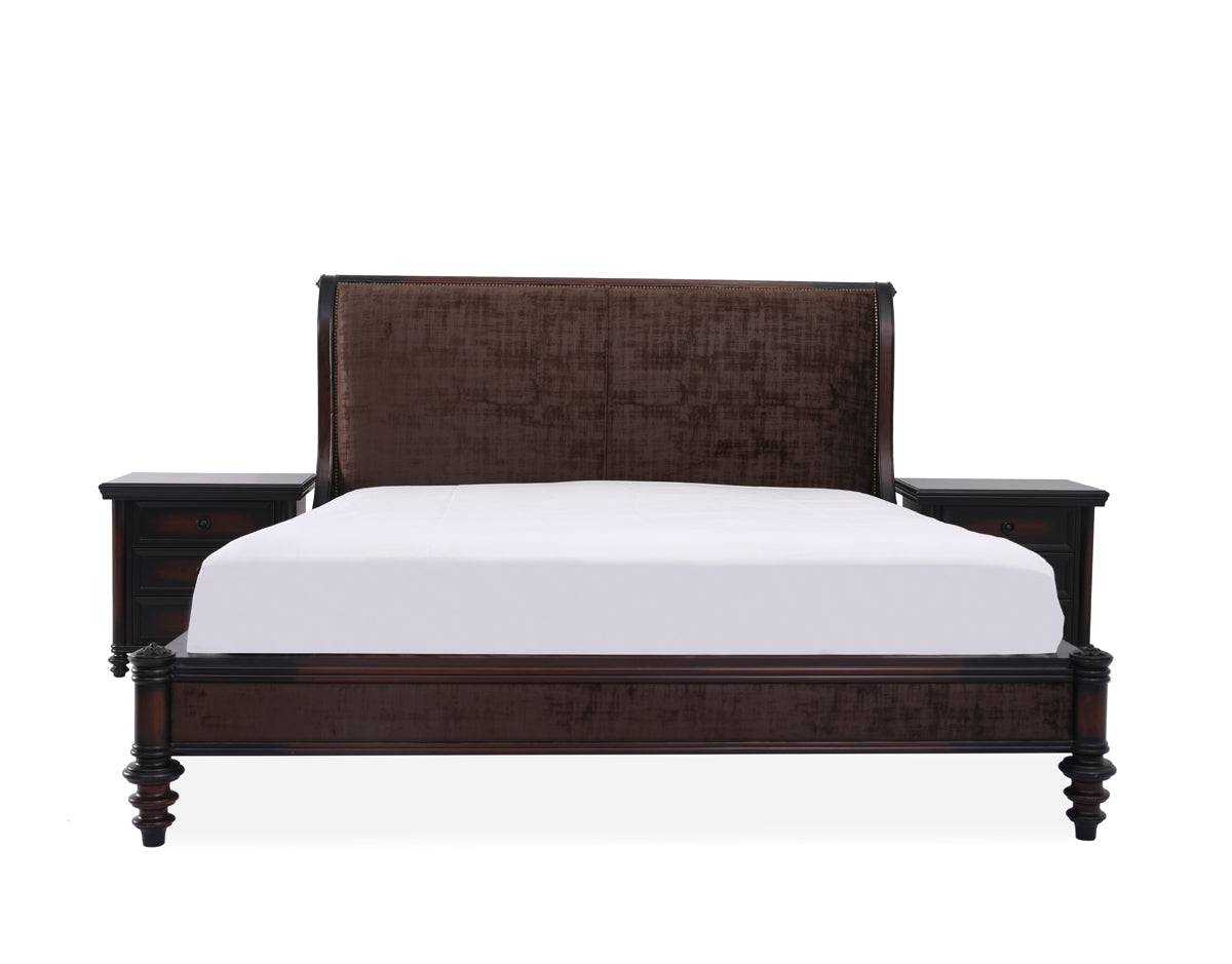 William Bed with 2 Side Table