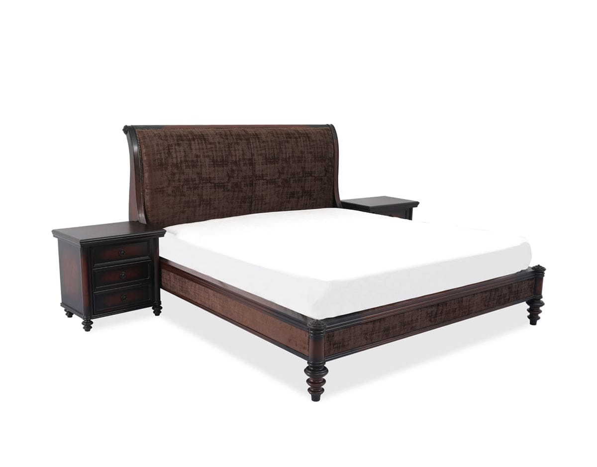 William Bed with 2 Side Table