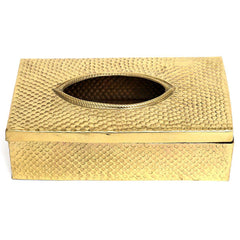 Golden Tissue Box