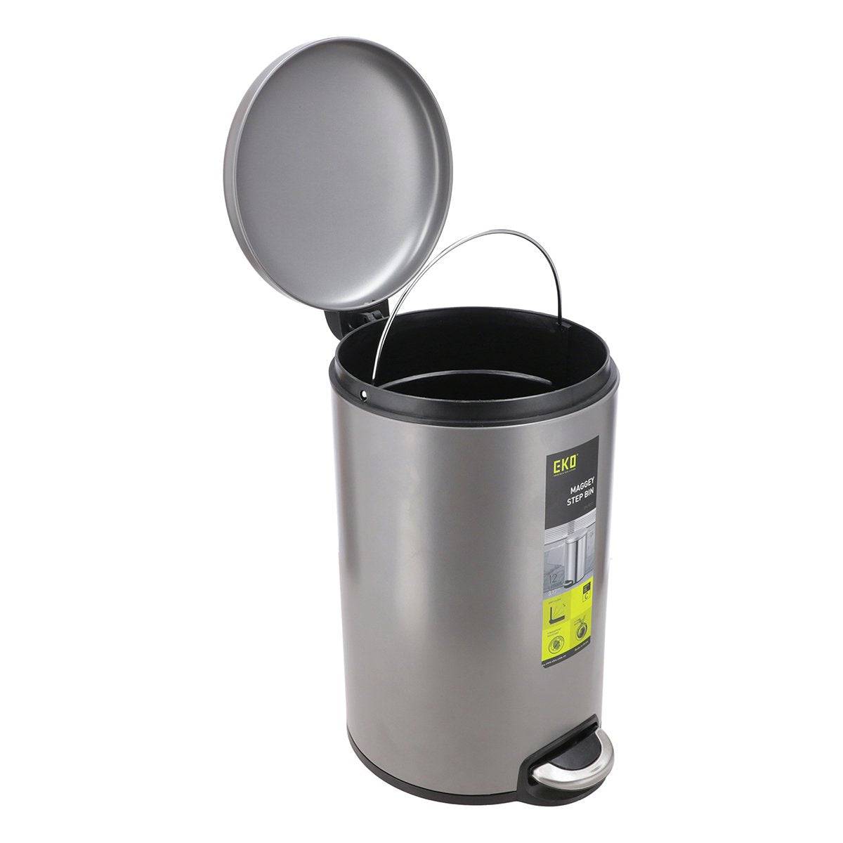 Dust Bin Grey 12 Ltr EK9213TG