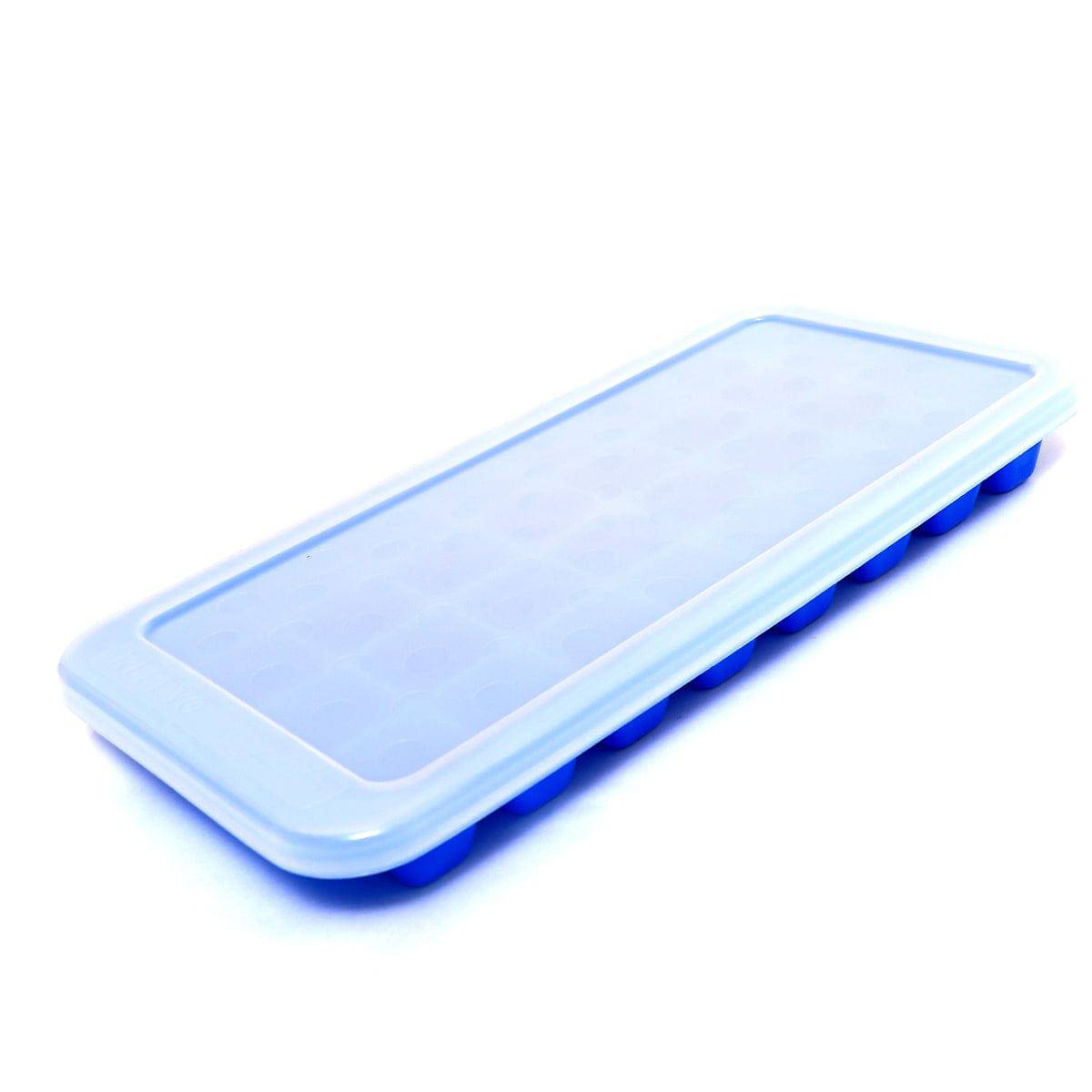 ICE CUBE TRAY WITH COVER HR-02-Blue