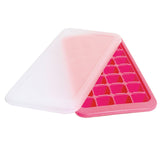 ICE CUBE TRAY WITH COVER HR-02-Red