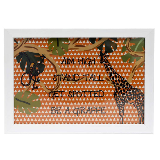 Giant Giraffe Wall Art 8X12 (Giraffe Aim High) - Habitt