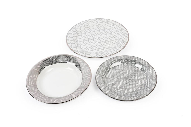 18Pcs Plate Set