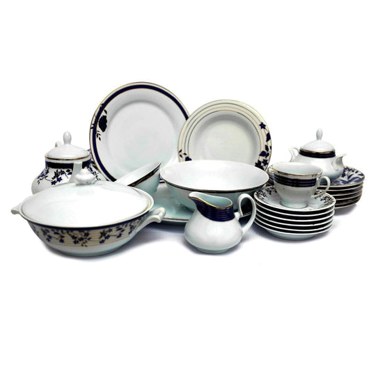 45pcs Dark Blue Dinner set - Habitt