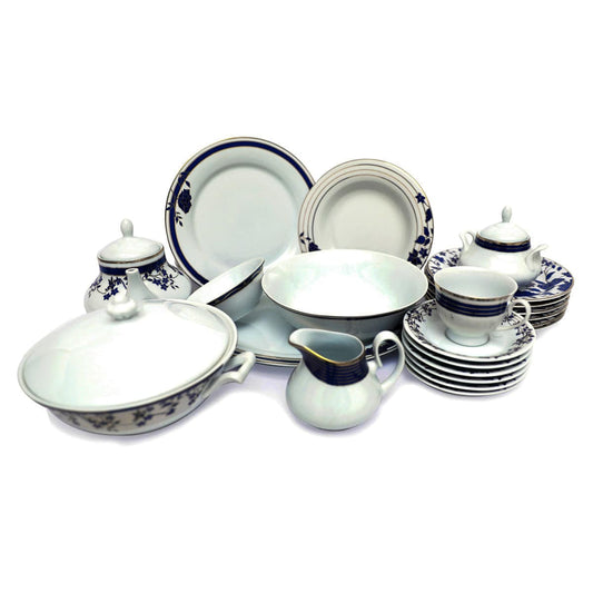 45pcs Dark Blue Dinner set - Habitt