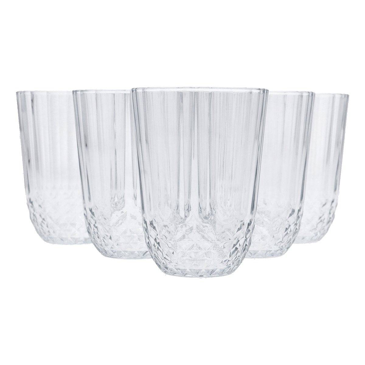 6 Pcs Tumbler Glass Transparent 52750