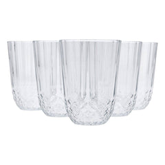 6 Pcs Tumbler Glass Transparent 52750