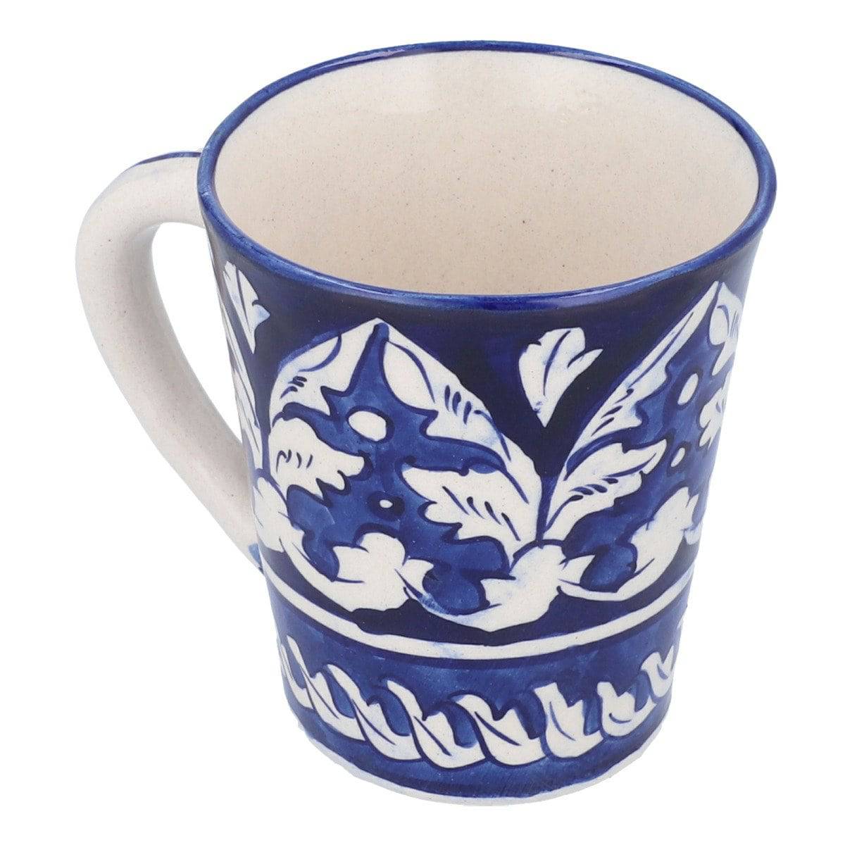 Blue Pottery Ceramic Mug