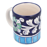 Mug Ceramic.Multi Blue Pottery