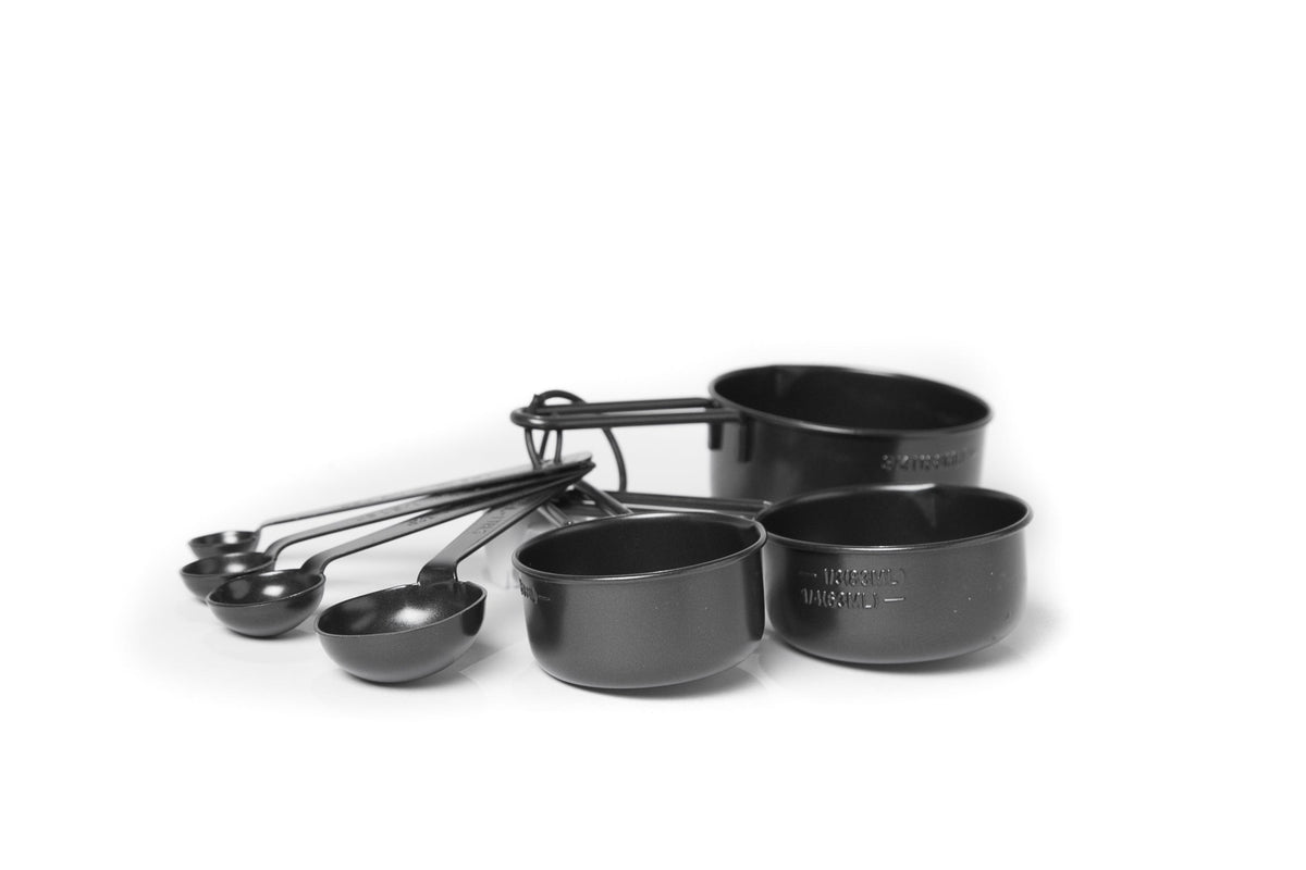7Pc Measring .Plastic.Black