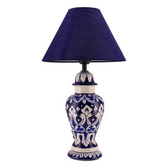 Table Lamp Ceramic Multi Blue Pottery 2