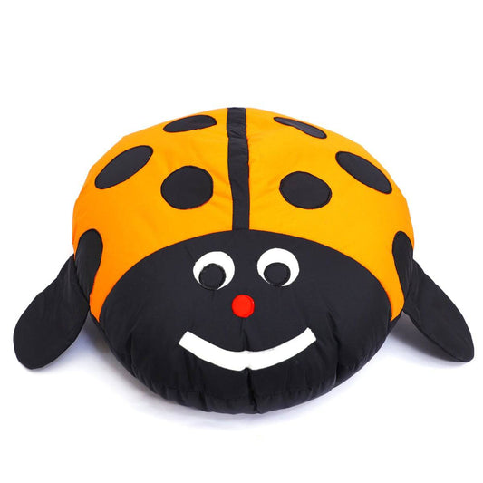 ladybug Bean Cushion - Orange - Habitt