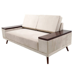 Nimoy X Wooden Arm Sofa