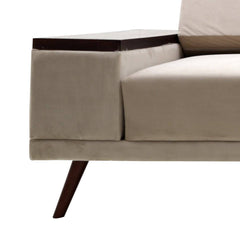 Nimoy X Wooden Arm Sofa
