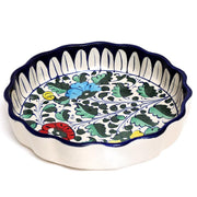 Platter Ceramic Blue White 773EE - Habitt