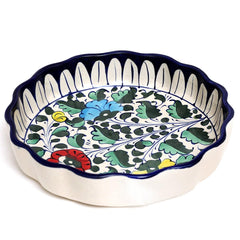 Platter Ceramic Blue White 773EE