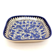 Platter Ceramic Blue White A275 - Habitt