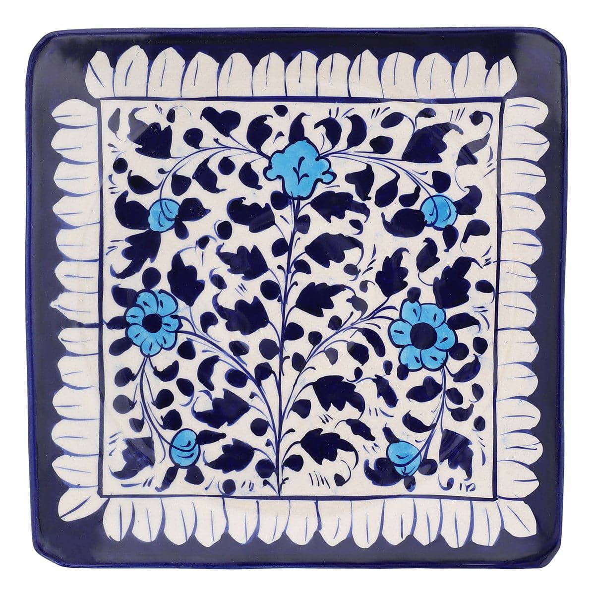 Platter Ceremic Blue White 9CCFC