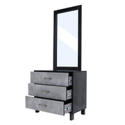 Oxford Black n Grey Dresser