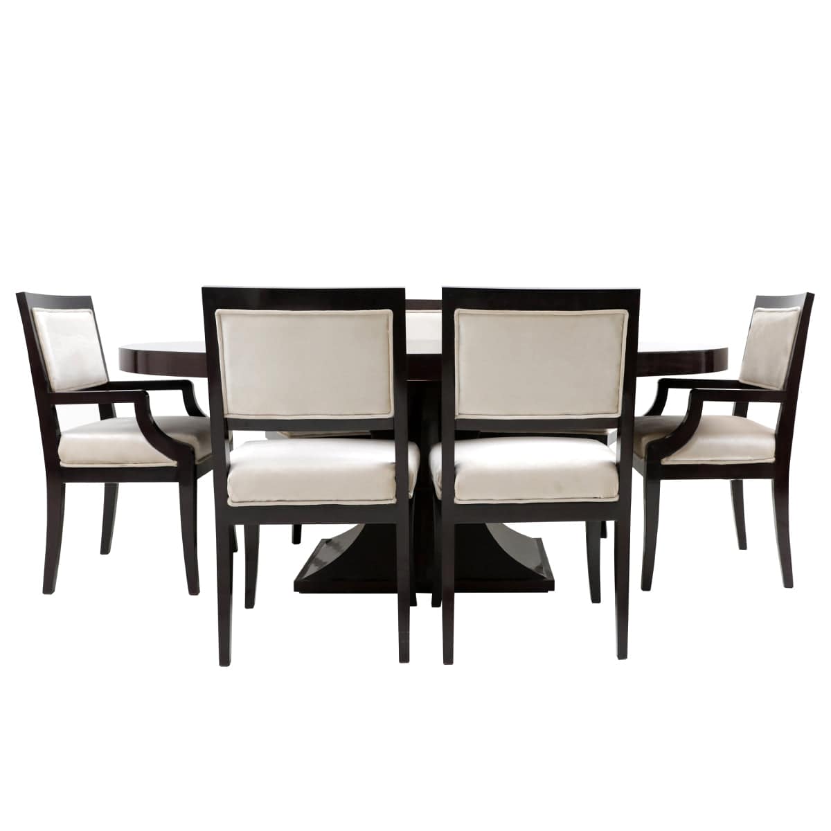 Henry 6 Person Dining Table 1Bench+4Chairs - Habitt