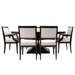 Henry 6 Person Dining Table 1Bench+4Chairs - Habitt