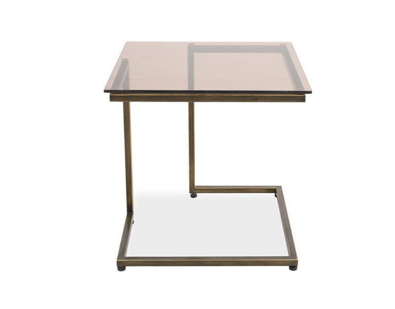 Ross Side Table Antique Gold - Habitt