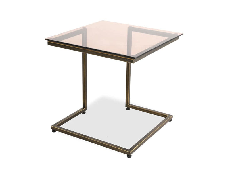 Ross Side Table Antique Gold - Habitt