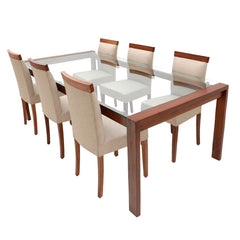 Wooden Arm Dining Table