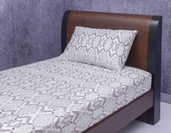 Ivory Ikat Sgl B/Sh Pgt Satin