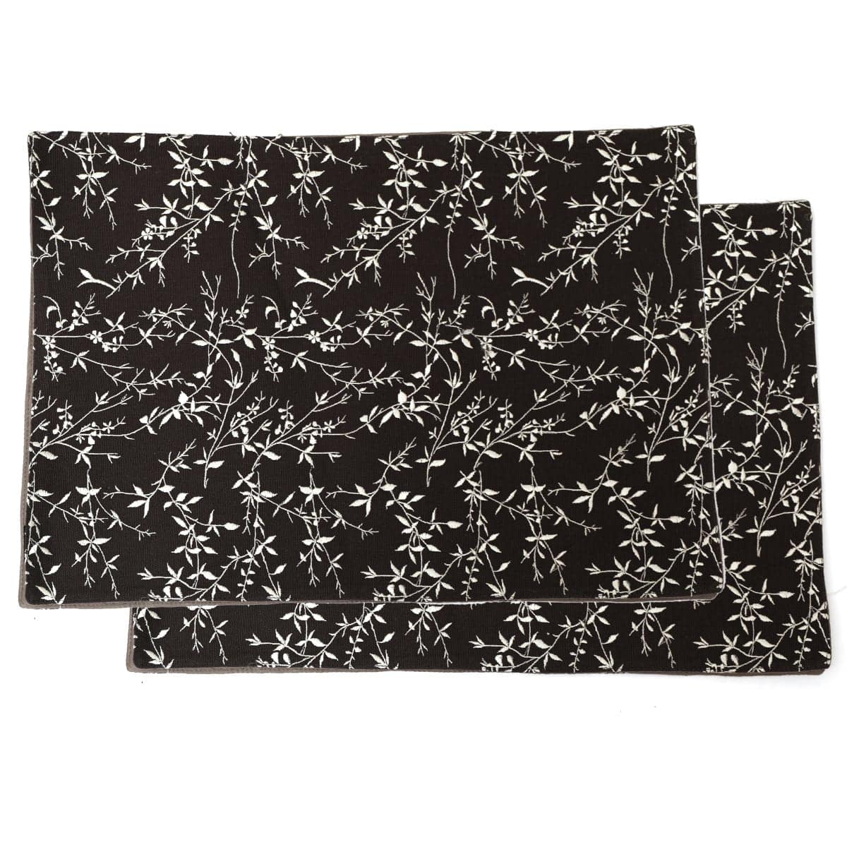 Grey Bloom Placemats